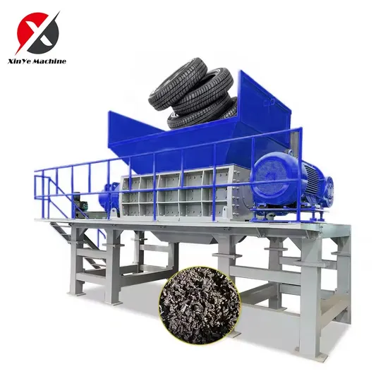Industrial Waste Crusher Shredder Machine for Aluminum, Metal, Rubber Tires & Wooden Pallets